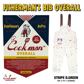 COOKMAN/クックマン　Fisherman's Bib Overall Sauce Splash（ユニセックス）フィッシャーマン　ビブ　オーバーオール　ソーススプラッシュ　ベージュ