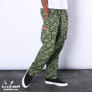 COOKMAN/NbN}@Long Chef Pants Cargo Ripstop Camo Green (Tiger) VFtpc J[SijZbNXjJO[@^CK[@