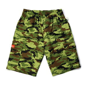 COOKMAN/NbN}@VFtpc@V[g J[S@ Chef Pants Short Cargo Ripstop Camo Green (Woodland) ijZbNXjJO[@ʁ@EbhhJ@n[tJ[Spc@C[W[p