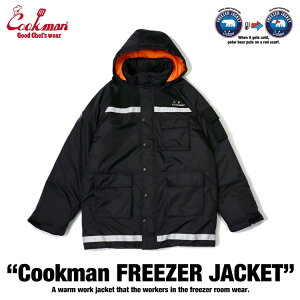 COOKMAN/�N�b�N�}���@�t���[�U�[�W���P�b�g Freezer Jacket Black �i���j�Z�b�N�X�j�u���b�N