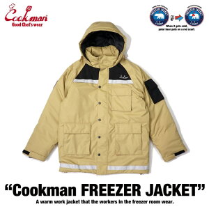 COOKMAN/�N�b�N�}���@�t���[�U�[�W���P�b�g Freezer Jacket Beige �i���j�Z�b�N�X�j�x�[�W��