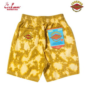 COOKMAN/�N�b�N�}�� Chef Pants Short �V���[�g�V�F�t�p���c�uCorduroy FAT Bleach Yellow�v�i���j�Z�b�N�X�j�R�[�f�����C�@�u���[�`���H�@�C�G���[