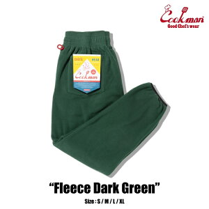 COOKMAN/NbN} Chef Pants VFtpcuFleece Dark GreenvijZbNXj_[NO[@t[X
