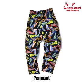 COOKMAN/クックマン　Long Chef Pants シェフパンツ「Pennant」（ユニセックス）ペナント　マルチカラー