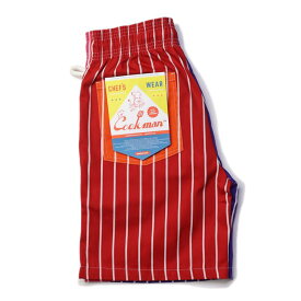 COOKMAN/クックマン　ショートシェフパンツ　 Chef Pants Short Crazy Pattern Hot（ユニセックス）マルチカラー　ショートパンツ