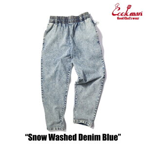 COOKMAN/�N�b�N�}���@Long Chef Pants �V�F�t�p���c�uSnow Washed Denim Blue�v�i���j�Z�b�N�X�j�f�j���@���C�g�u���[