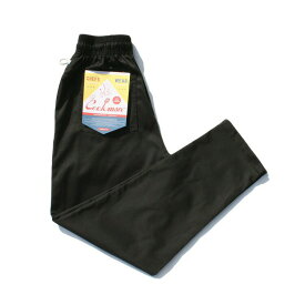 COOKMAN/クックマン　Long Chef Pants シェフパンツ「Black 」（ユニセックス）ブラック　無地　黒　シンプル