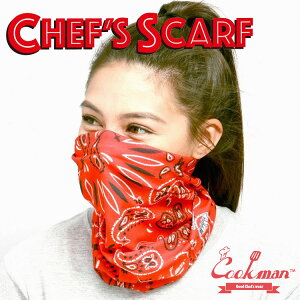 COOKMAN/NbN}@VFtYXJ[t @Chef's Scarf @Paisley Red@yCY[bh@@`[u@}XN@UVJbg