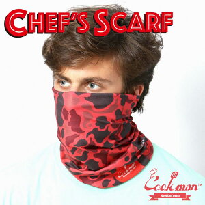 COOKMAN/NbN}@VFtYXJ[t @Chef's Scarf @Camo Red (Duck Hunter )@Jbh@_bNn^[@`[u@}XN@UVJbg