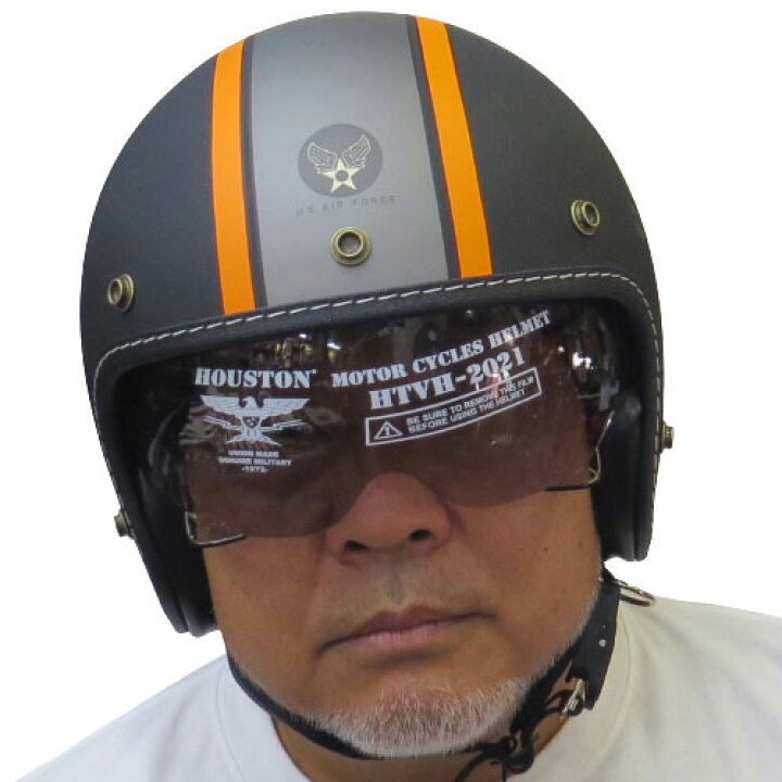 楽天市場】ヒューストン インナーバイザーヘルメット（HTVH-2021 