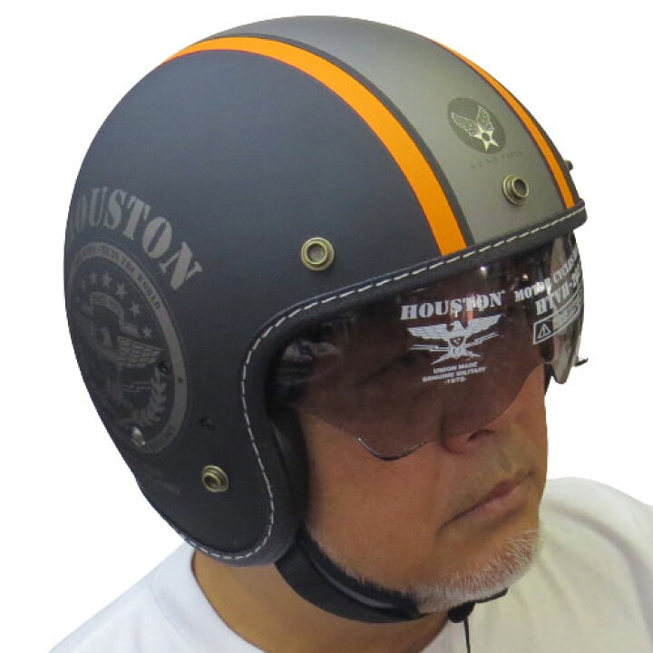 楽天市場】ヒューストン インナーバイザーヘルメット（HTVH-2021 
