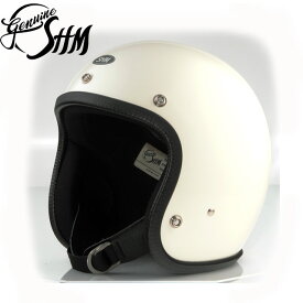 SHM Genuine　ジェットヘルメット　 SHM Lot-500　アイボリー｜3サイズ｜