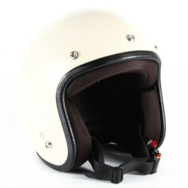 【72JAM HELMET】ジャムテックジャパン 72JAM ジェット ヘルメット　JP MONO HELMET(オフアイボリー)　XLサイズ(60～62cm未満) ＜JPIM-6L＞SG／PSC規格適合