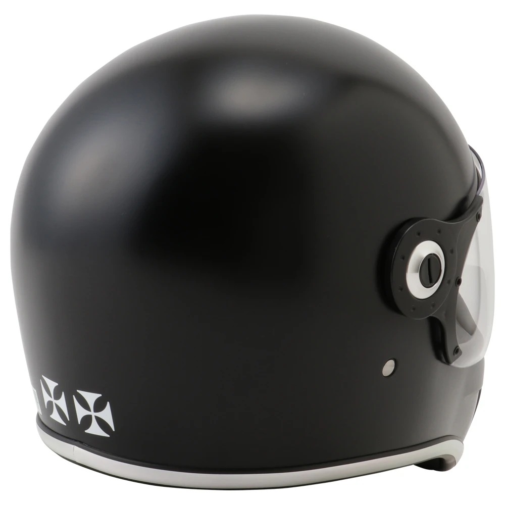 RIDEZ ライズ RIDEZ XX　ダブルエックス　マットブラック（RIDEZ-XX-MBK)ネオクラシック フルフェイスヘルメット PSC規格  M・L（２サイズ） | MOTOBLUEZ（モトブルーズ）