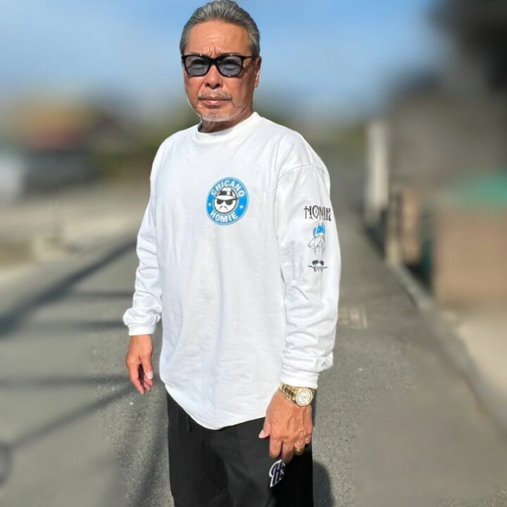 楽天市場】HOMIE ロンT ホワイト 長袖Tシャツ ホーミーケイ チカーノ 