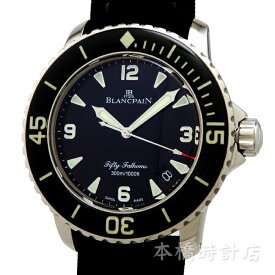 ブランパン 　BLANCPAIN　フィフティファゾムス　5015-1130-52　メンズ　ブラック　ステンレススティール　自動巻き　腕時計【中古】
