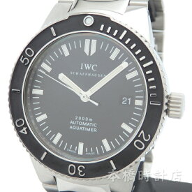 インターナショナルウォッチカンパニー 　IWC　アクアタイマー　IW353602　メンズ　ブラック　ステンレススティール　自動巻き　腕時計【中古】