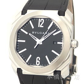 ブルガリ　BVLGARI　オクト　BGO41S　メンズ　ブラック　ステンレススティール　自動巻き　腕時計【中古】