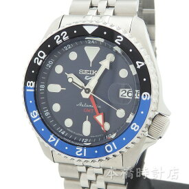 セイコー 　SEIKO　5スポーツ　SBSC003　メンズ　ブラック　ステンレススティール　自動巻き　腕時計【中古】