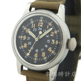 ウオルサム　WALTHAM　アンティーク　A-17　ブラック　手巻　メンズ　腕時計 【中古】