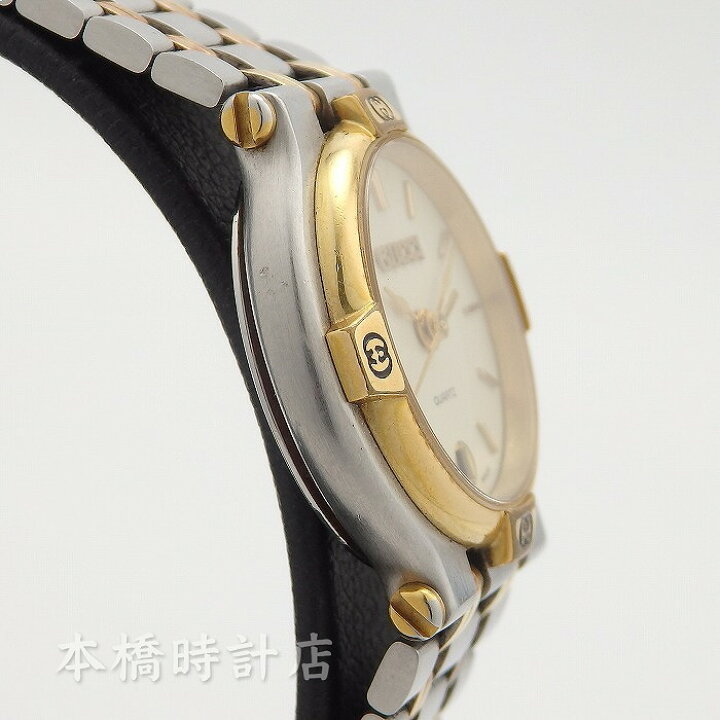 楽天市場】グッチ GUCCI 9000L レディース アイボリー 機械点検・電池 