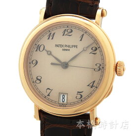 パテックフィリップ　PATEK PHILIPPE　カラトラバ オフィサー　5053R-001　メンズ　K18PG　自動巻き　腕時計【中古】