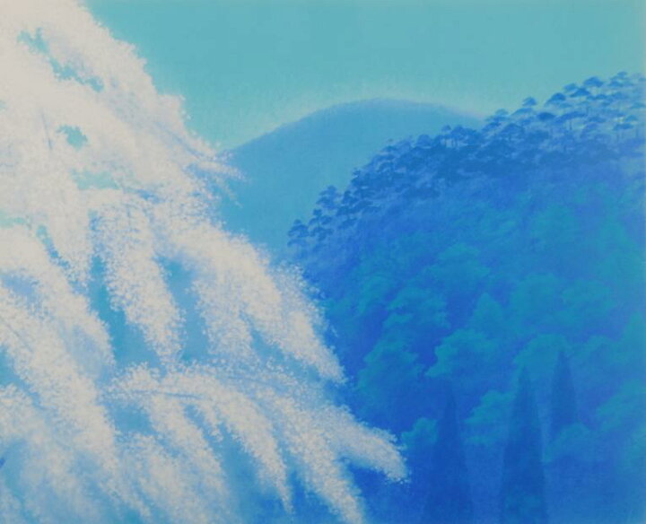 楽天市場】東山魁夷 春愁 風景画 絵画 桜 和風 インテリア 生前作 