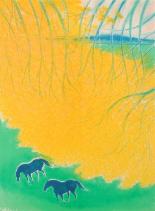 楽天市場】アンドレ・ブラジリエ 絵画 馬 絵 風景画 インテリア 