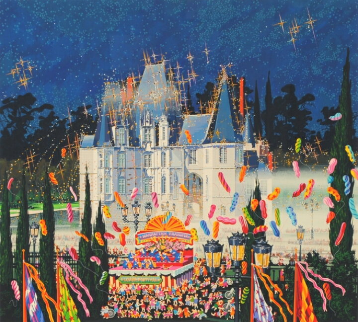 楽天市場】ヒロ・ヤマガタ スターライトコンサート 絵画 シルク 