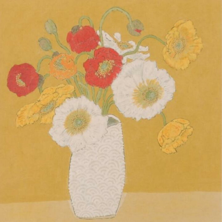 楽天市場】花 絵画 ポピー 静物画 版画 ジークレー 青木乃里子 