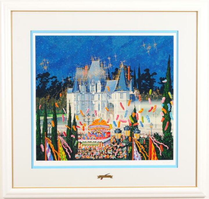 楽天市場】ヒロ・ヤマガタ スターライトコンサート 絵画 シルク 