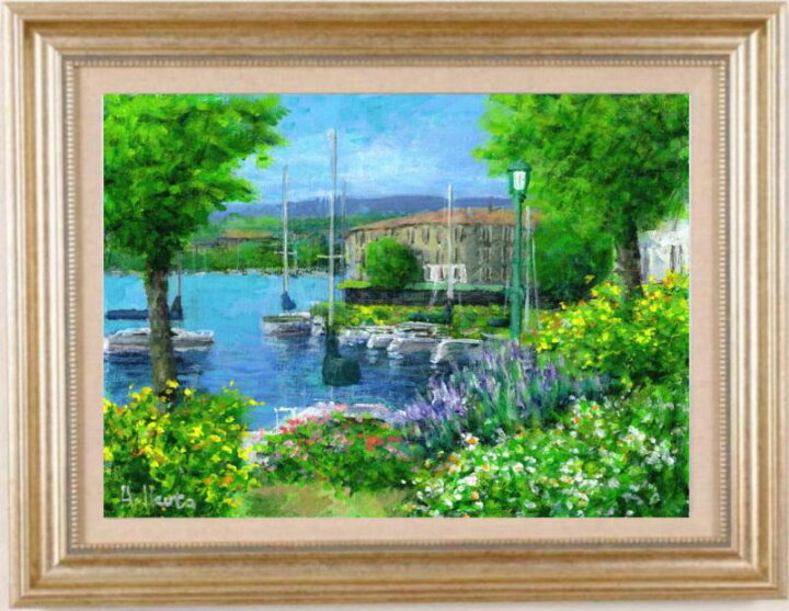 楽天市場】生田明 グラナダ・2 スペイン 絵画 海 風景画 油絵 