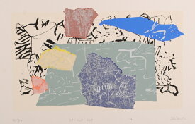 現代アート 絵画 抽象画 現代美術 モダンアート シルクスクリーン 版画 島州一 「SP-C,D 128」 額付き　国内送料無料