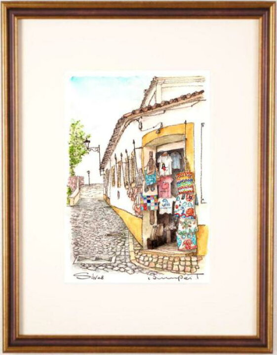 楽天市場】高橋文平 シルヴェス・2 ポルトガル 絵画 風景画 絵 水彩画 