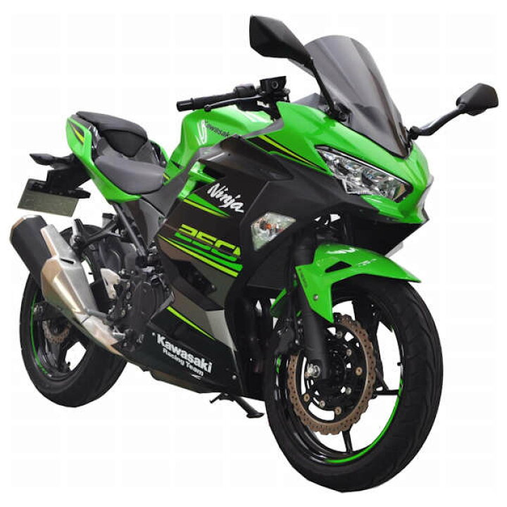 楽天市場】旭風防 NJ-31 ロングスクリーン スモーク Kawasaki Ninja250 
