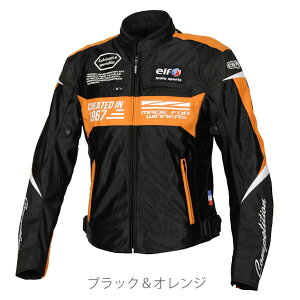 ELF �G���t EJ-S103 Ideal Mesh Jacket / �C�f�A�[�����b�V���W���P�b�g �u���b�N/�I�����W S�`4L�T�C�Y