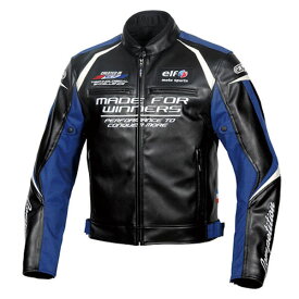 ELF エルフ EJ-W108 Evoluzione PU Leather Jacket エボルツィオーネPUレザージャケット ブルー S〜4Lサイズ