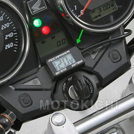 【在庫あり】 デイトナ 92386 防水コンパクトボルトメーター DC12V (動作範囲：7.5～18V) デジタル電圧計