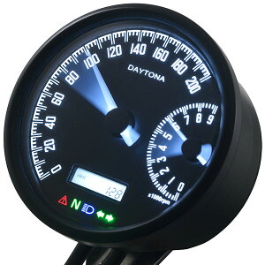 fCgi DAYTONA 48138 VELONA W dCXs[h^R[^[ 80 200km/h 9000rpm ubN{fB zCgLED iԁF18376