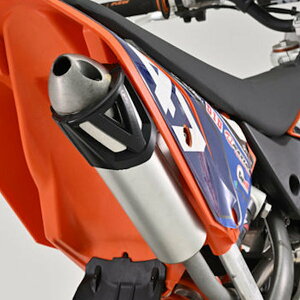デイトナ DAYTONA 41838 サイレンサープロテクター ブラック 外周長:200〜330mm 汎用