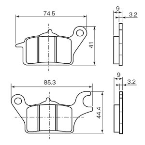 fCgi DAYTONA 48662 ԃpbh u[Lpbh No.123 tgEp }n TRICITY300/155/125ABS
