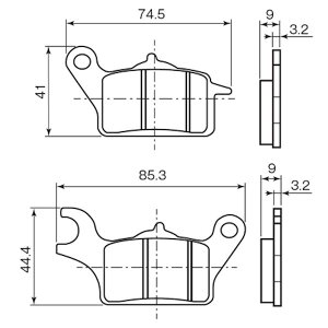 fCgi DAYTONA 48663 ԃpbh u[Lpbh No.124 tgp }n TRICITY300/155/125ABS