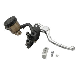 デイトナ DAYTONA 96872 NISSINラジアルブレーキマスターシリンダー(縦型φ19)(スモークタンク) ブラックボディ/バフクリアー(ショートレバー) 汎用