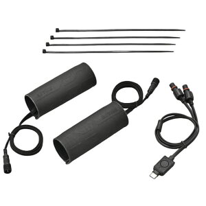 �y12����{���ׁz�f�C�g�i DAYTONA 66035 HOT GRIP WRAP HEAT �����^�C�v �u���b�N/�u���b�N �{��100×135mm 100mm�ȏ�̃O���b�v�̒������K�v �z�b�g�O���b�v USB���d����