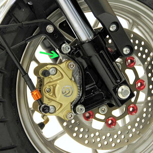 Gクラフト 31261 フロントキャリパーサポート カニ モンキー125