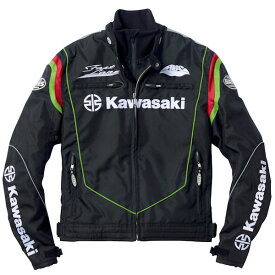 Kawasaki純正 カワサキ×BATES ナイロン3シーズンジャケット グリーン/レッド M～3L J8001-2926 J8001-2927 J8001-2928 J8001-2929
