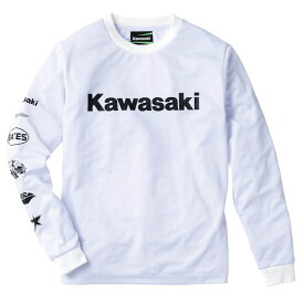 KAWASAKI純正 カワサキ COOL-TEX ロングTシャツ ホワイト M~LLサイズ J8901-0777 J8901-0778