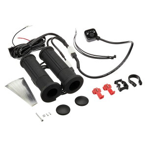 【あす楽対応】キジマ (KIJIMA) 304-8205 グリップヒーター GH08 インチハンドル用 130mm 5段階調整機能付き ホットグリップ 汎用品 25.4mmハンドル用 アメリカンバイク ハーレー