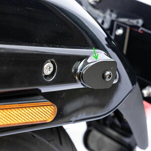 キジマ KIJIMA HD-02904 ウインカーホールカバー ブラック 2個セット ハーレー ナイトスター