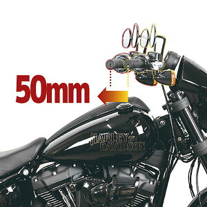 キジマ KIJIMA HD-04674 50バーハンドル フィフティーバーハンドル ローライダーS/ST ブラック W790mm/H95mm/R215mm/L150mm ハーレー FXLRS/FXLRST